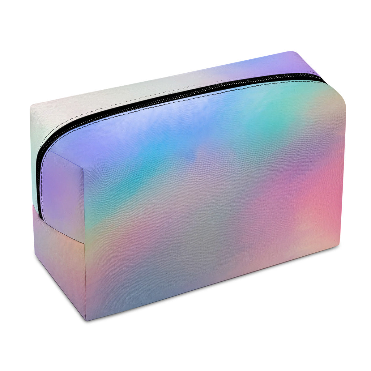 Rainbow Holographic Cosmetic Bag