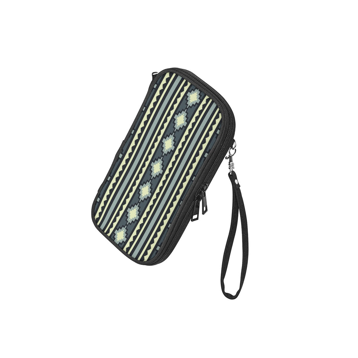 Custom Canvas Passport Wallet with Double-Side Print, Multi-Pockets & Zipper Closure