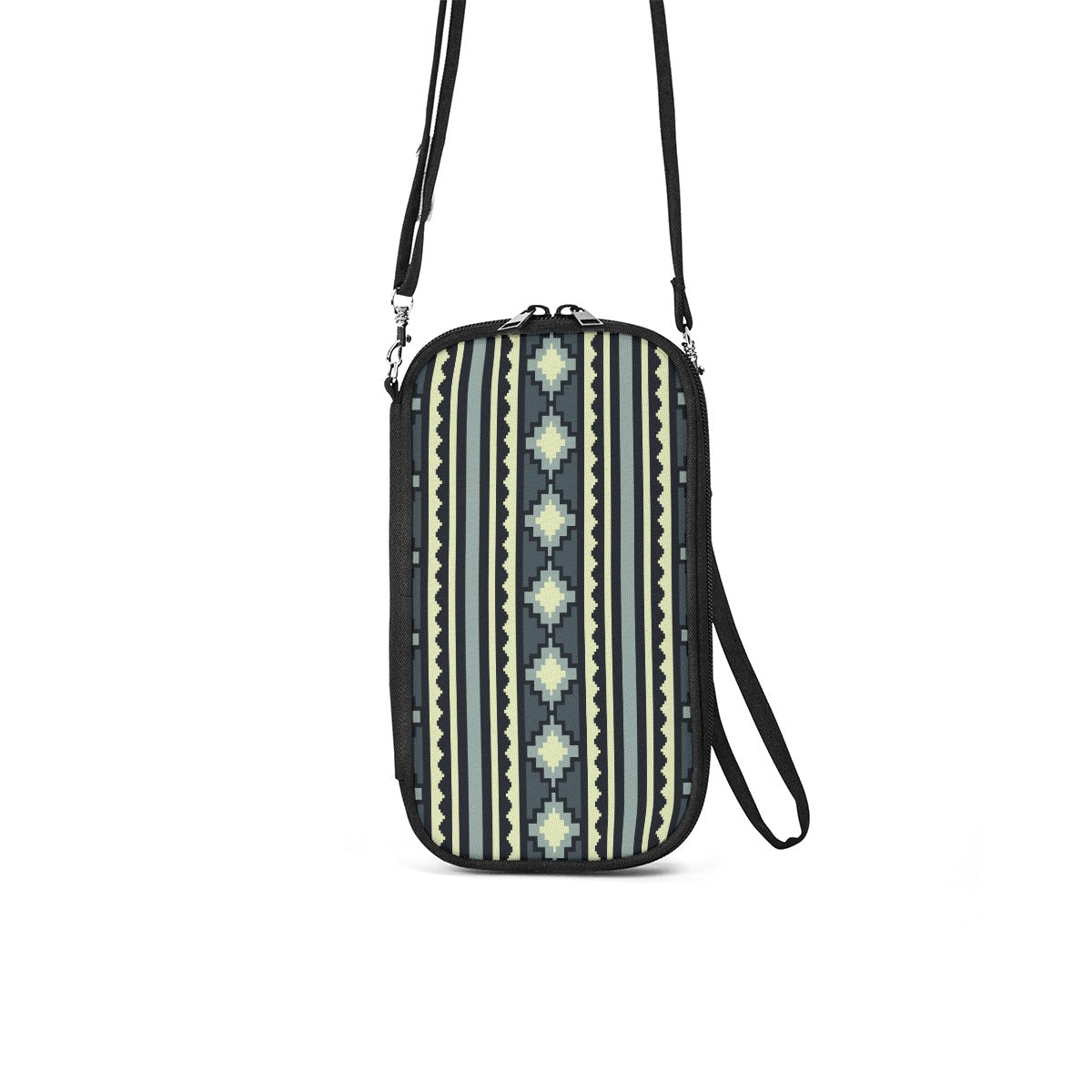 Custom Canvas Passport Wallet with Double-Side Print, Multi-Pockets & Zipper Closure