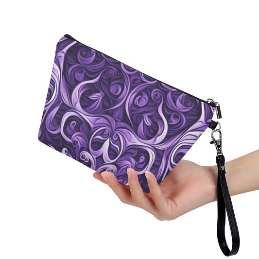 Violet Elegance Cosmetic Bag