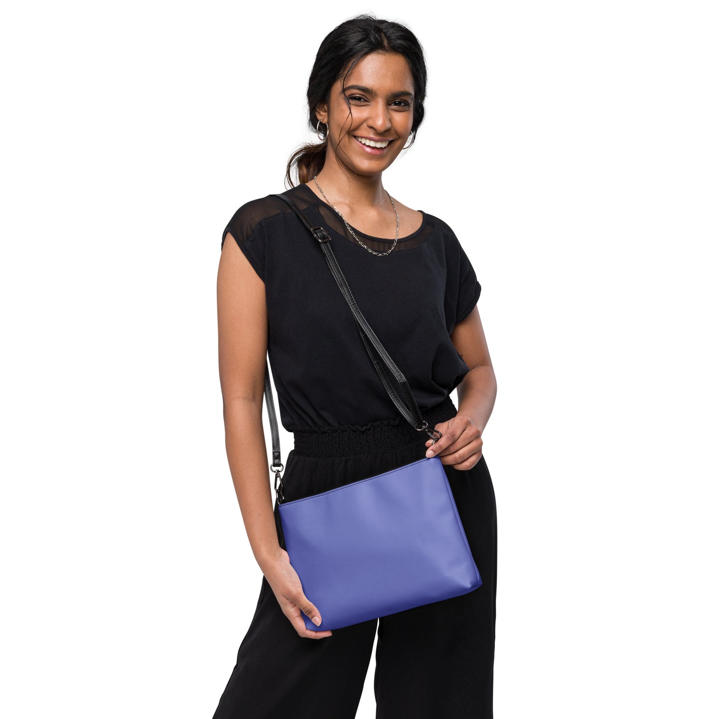 Ice Blue Crossbody Handbag