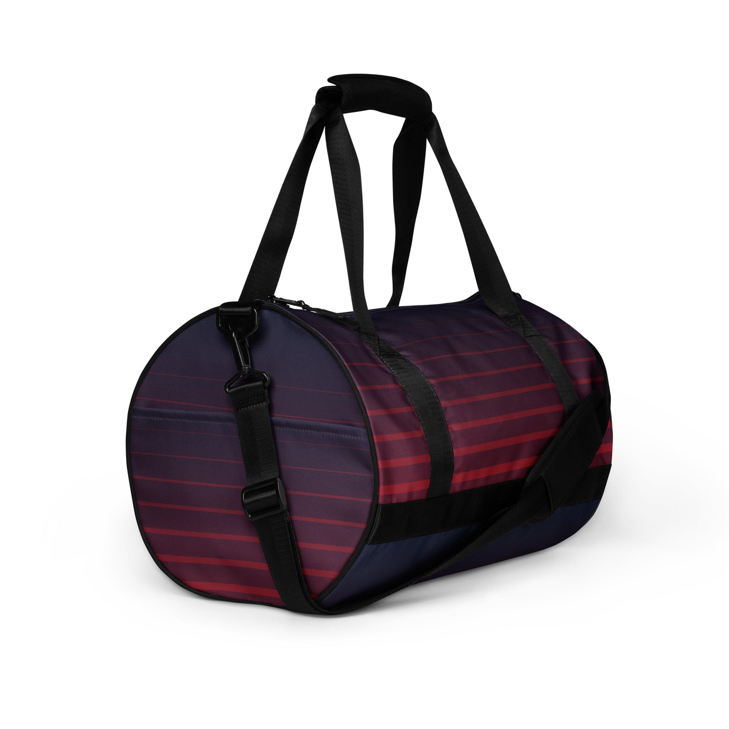 Retro Striped Lightweight Gym Bag