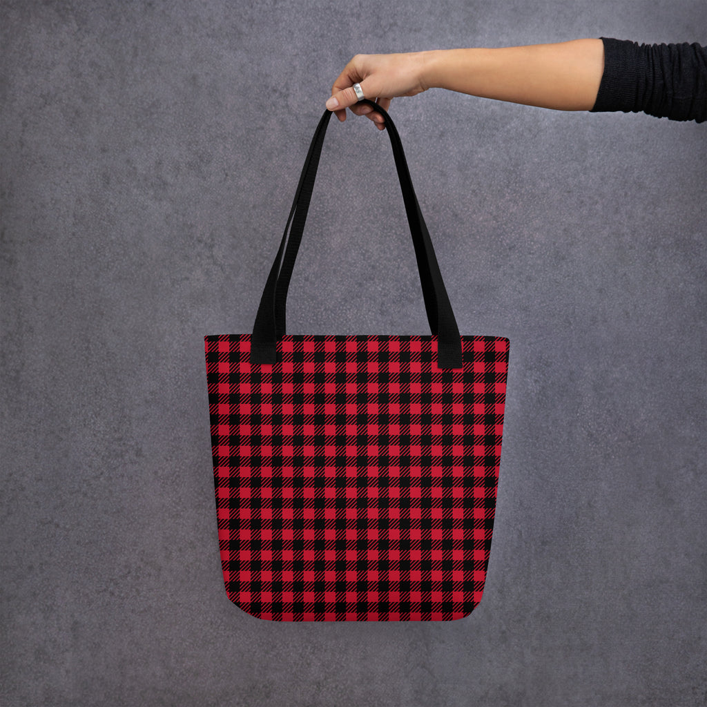 Checkered Tote Bag