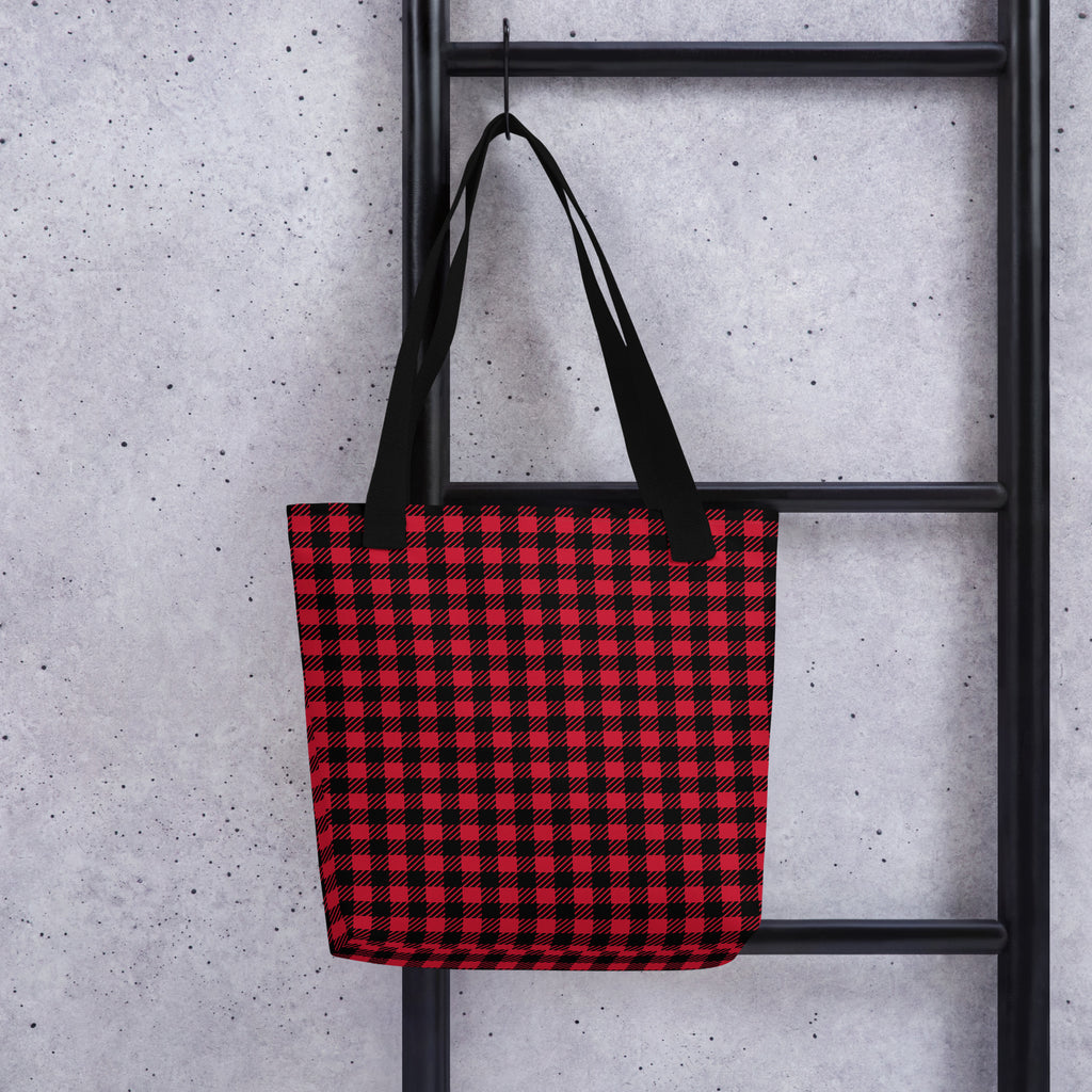 Checkered Tote Bag